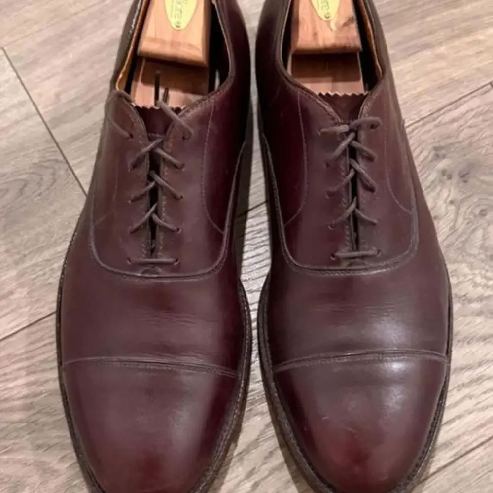 Alden 684 Cap Toe Oxford Burgundy Cordovan Shoes size 12 B/D